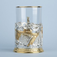 Подстаканник "Энергетики" (серебрение, золочение)