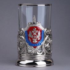Подстаканник "ФСБ" (никелирование)