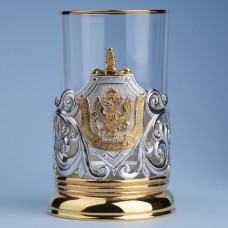 Подстаканник "ФСБ" (серебрение, золочение)