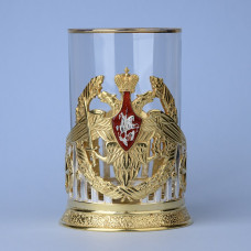 Подстаканник "Минобороны" (серебрение, золочение)